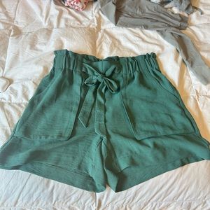 Green shorts size xs